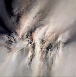 Light Fusion I by Chris and Steve Rocks - Original Painting on Box Canvas sized 39x39 inches. Available from Whitewall Galleries