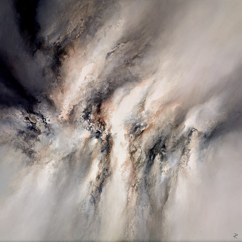 Light Fusion I by Chris and Steve Rocks - Original Painting on Box Canvas